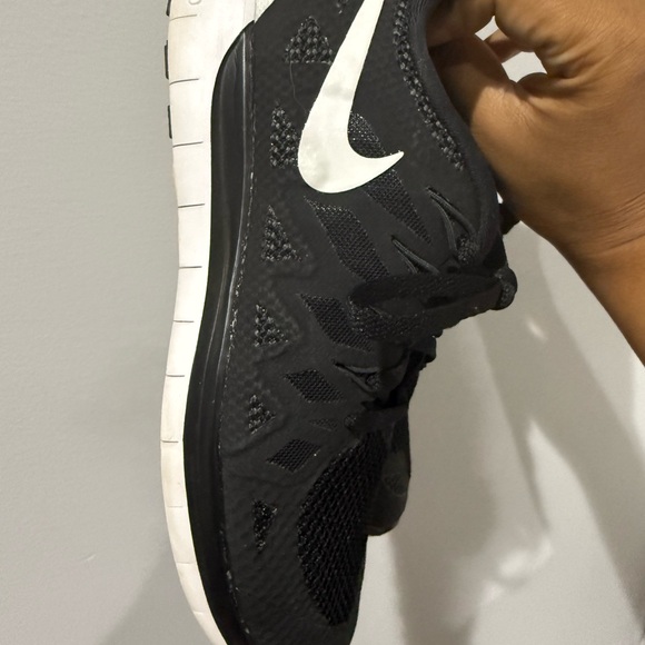 Nike Free 5.0 Women's Size 8 Running Shoes Black‎ & White G - Picture 5 of 8